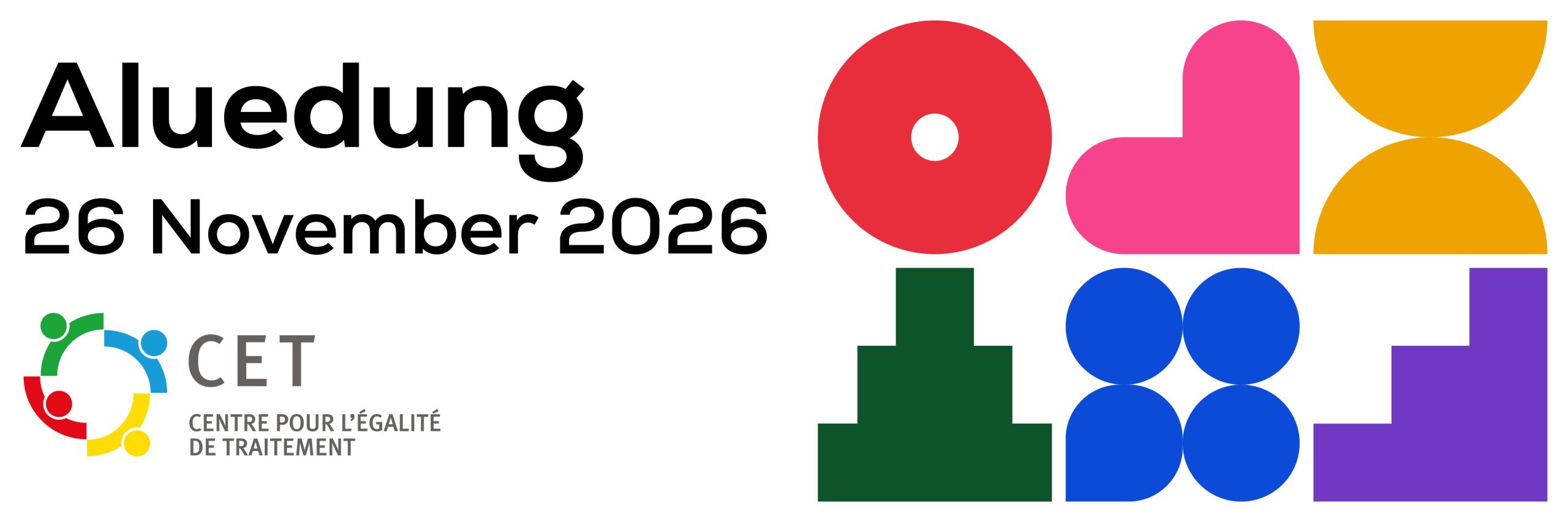 Feierlechkeet vun 20 Joer Gläichbehandlungsgesetz: Eng Iwwersiicht an Ausbléck – 26. November 2026